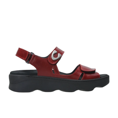 Wolky Oxblood Medusa Leather Sandal